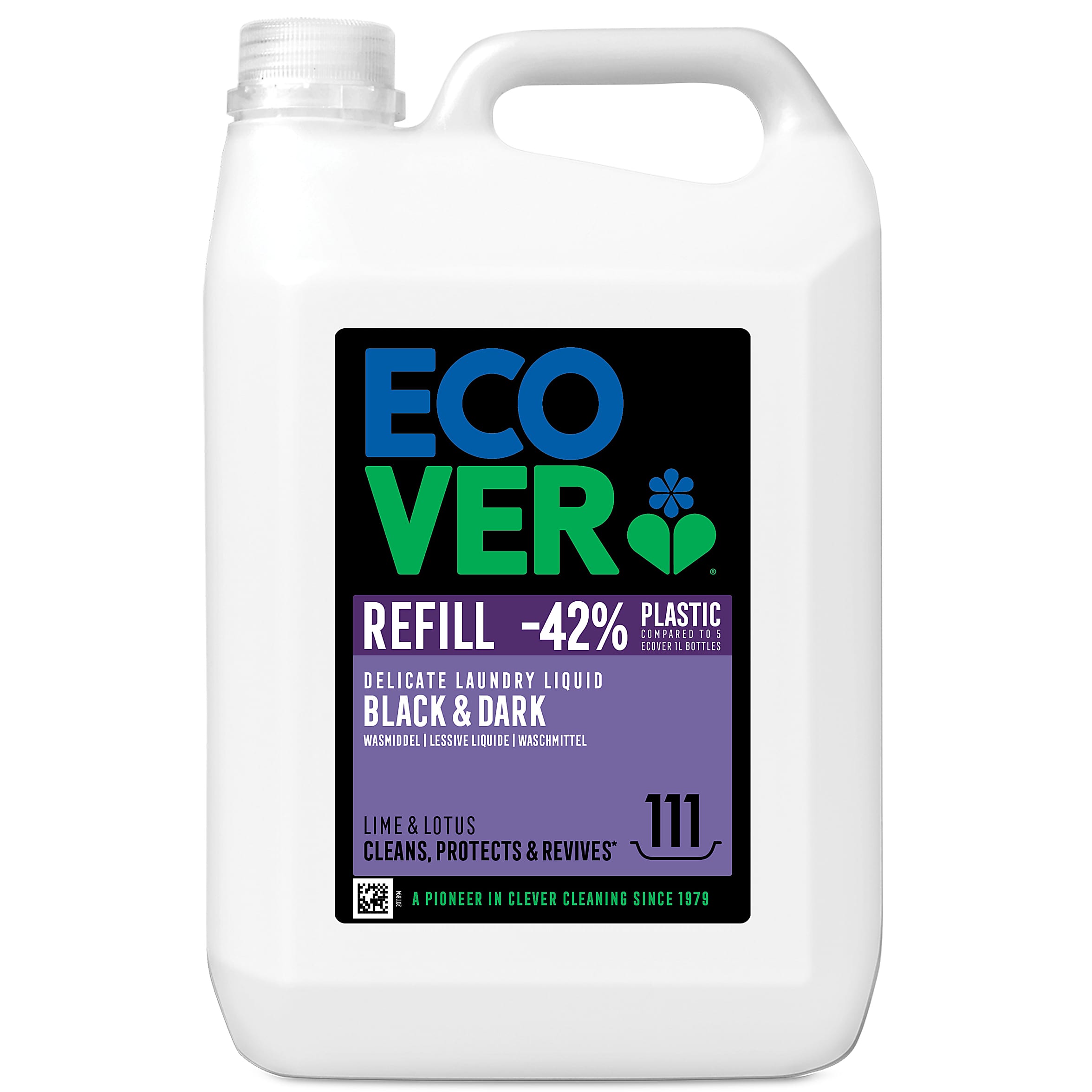 Lessive Liquide Linge Dlicat Noir & Fonc 5L I Ecoverdirect Belgique